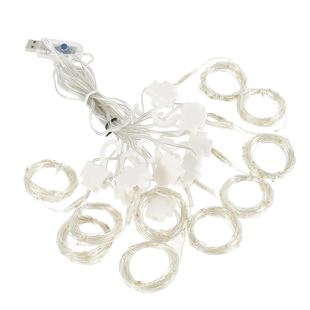 Гирлянда светодиодная с дистанционным управлением 8 режимов 3 х3 м|Светодиодная