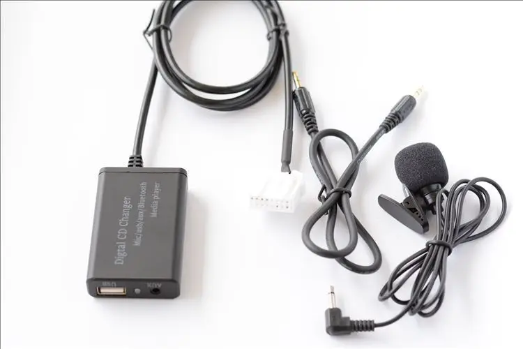 1 комплект громкой связи Автомобильный Bluetooth набор MP3 AUX адаптер Интерфейс для Mazda 3