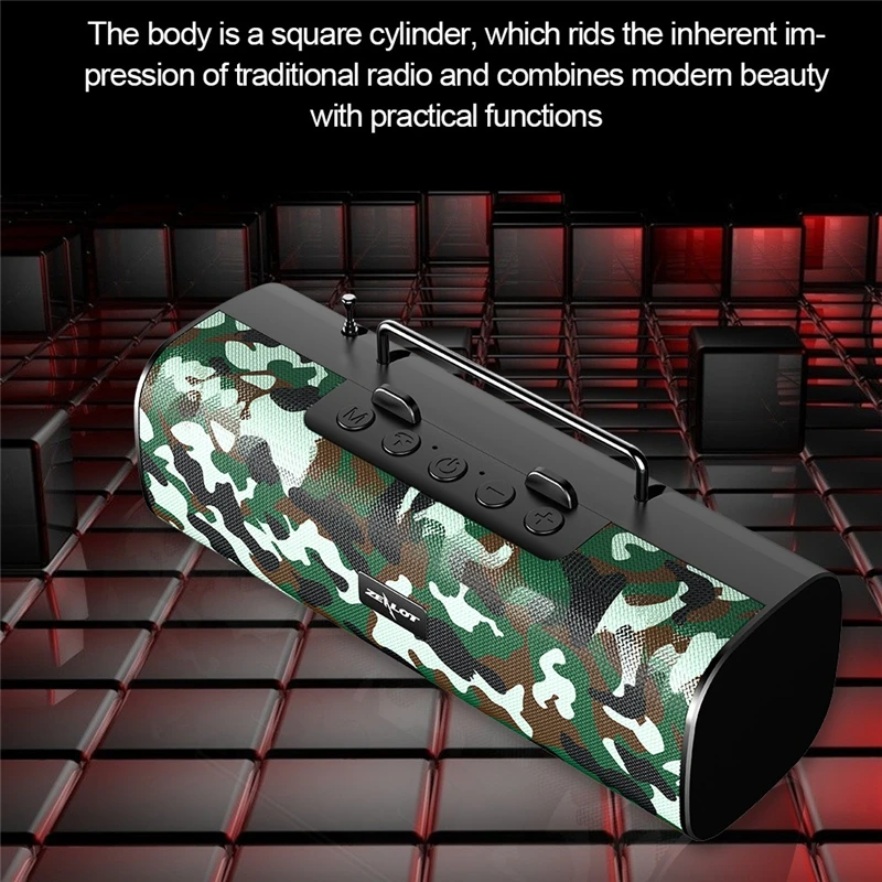 Bluetooth Колонка ZEALOT S40 портативная уличная мини колонка с поддержкой 3D стерео Hi Fi