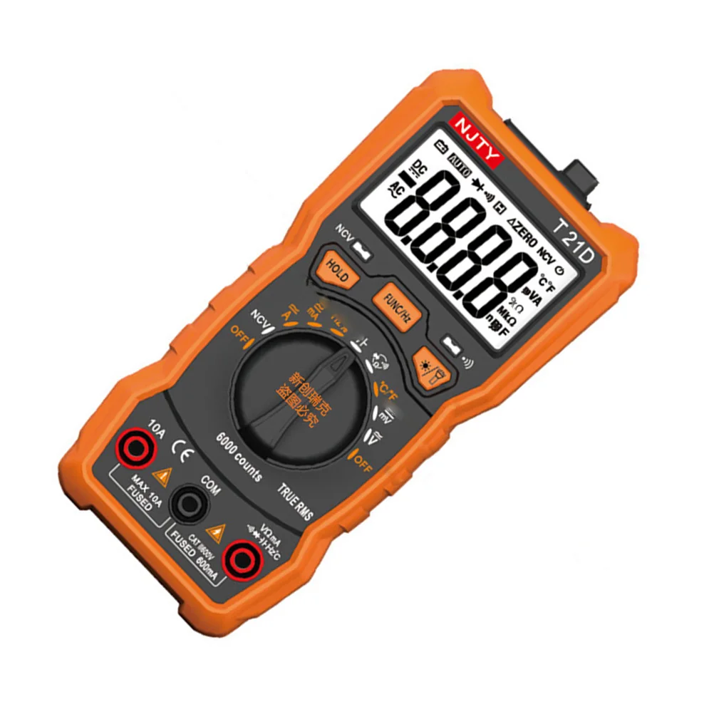 1 шт. ЖК цифровой мультиметр Профессиональный Многофункциональный Вольтметр для