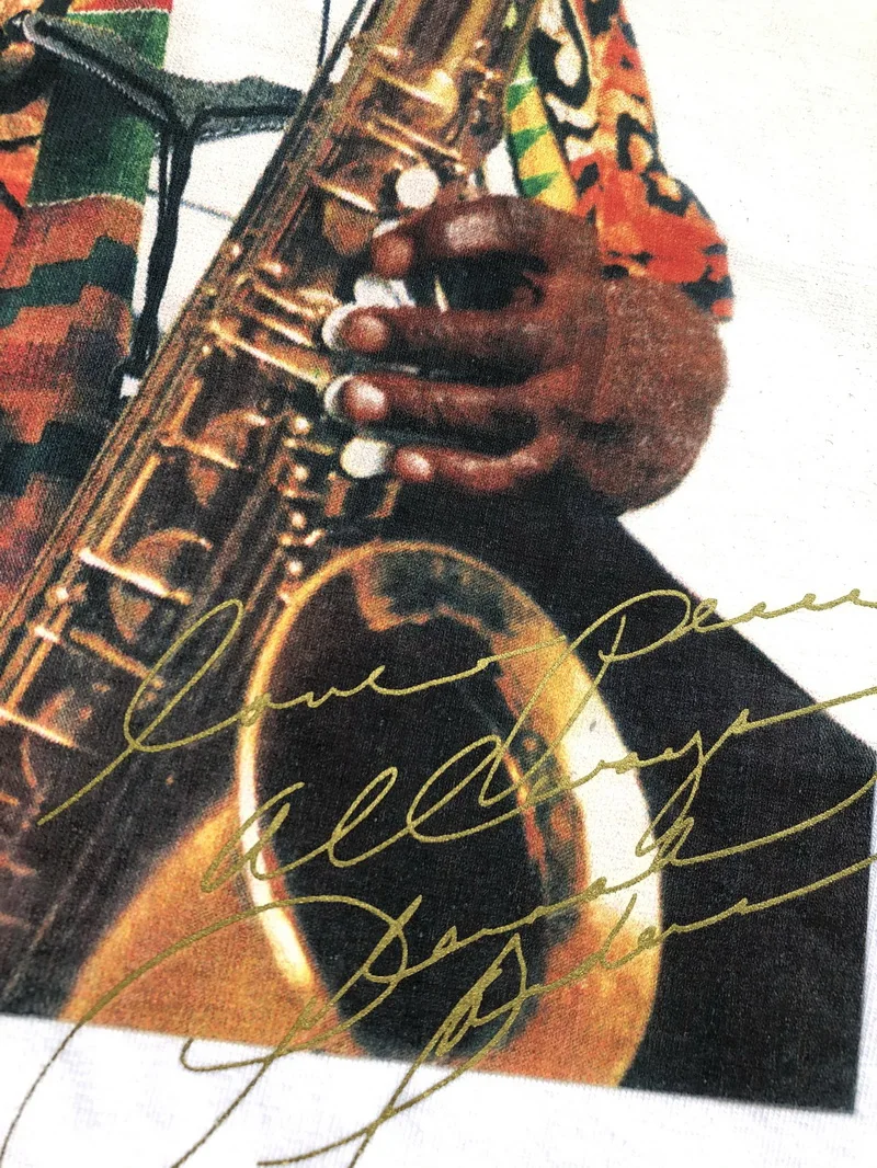 

Men T-shirt Pharoah Sanders T Shirt Women Loose Streetwear Cotton Tee Casual Harajuku Hip Hop Oversize Top Summer Letter Tshirts