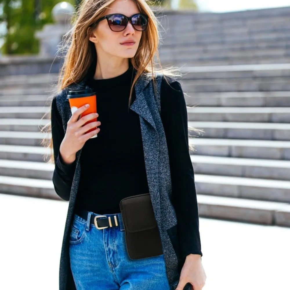 

Mobile Phone Pouch Outdoor Men's Belt Waist Bag for 6 Inch Phone EDC Tool Organizer Holder Phone Case Accessory Bag