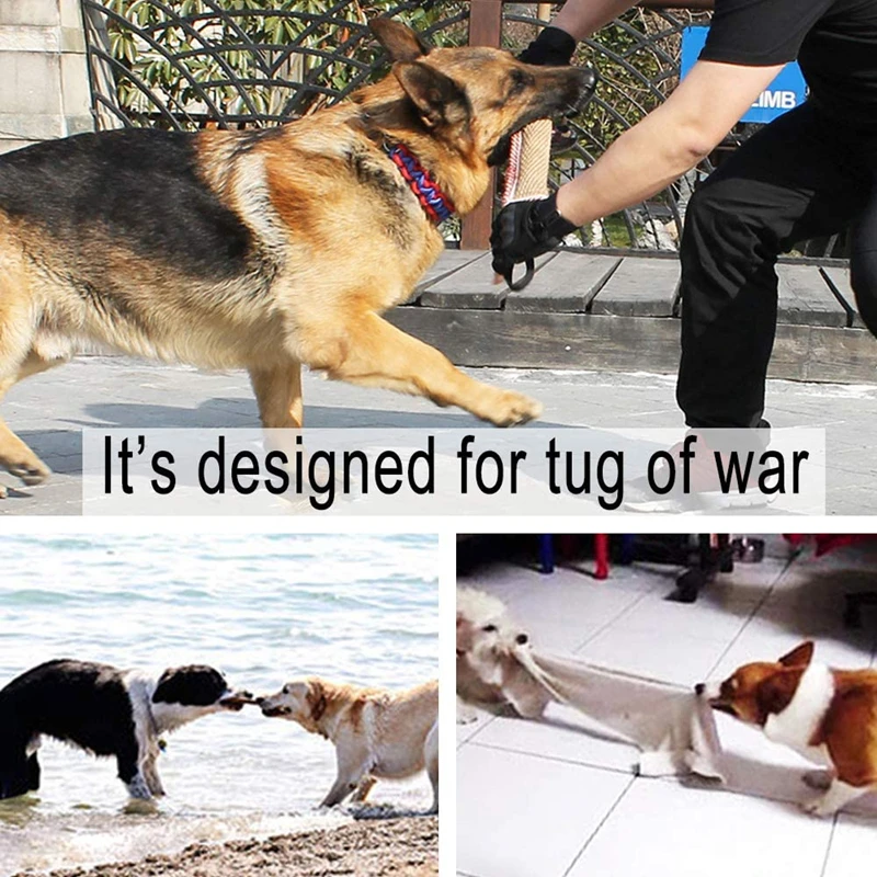 

Tactical Dog Bite Training Stick Durable Coarse Hemp Pets Supplies for Training Malinois German Shepherd Rottweiler Large Dogs