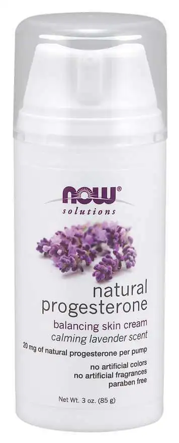 Natural Progesterone, Balancing Skin Cream , Lavender , 3 oz (85g) pump