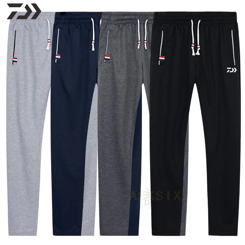 

Summer Thin Fishing Pants Cotton Daiwa Men's Breathable Quick Dry Fishing Trousers Anti-mosquito Outdoor Sport Fishing Clothes