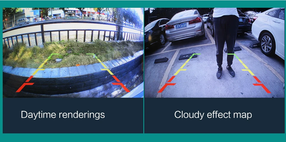 Smartour Автомобильная камера заднего вида 4 светодиодный монитор ночного видения с функцией парковки CCD водонепроницаемый HD видео 140 градусов
