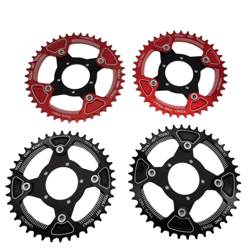 E велосипеда 104BCD 40/42 т цепное кольцо адаптер для Bafang Mid мотор электрический