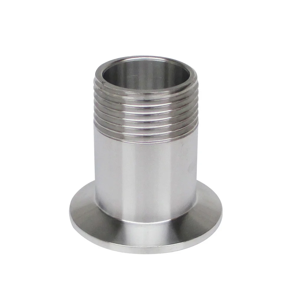 1/4 ''DN8 2'' DN50 BSP санитарный тройной зажим наконечник мужской Резьбовой