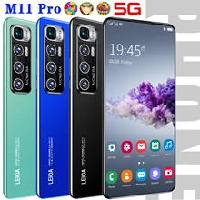 Global Version M11 Pro 6.8Inch Smartphone 10Core 16+512GB 5600mAh Google Dual SIM Unlock Phone 5G Net-work Android 10 Cellphone