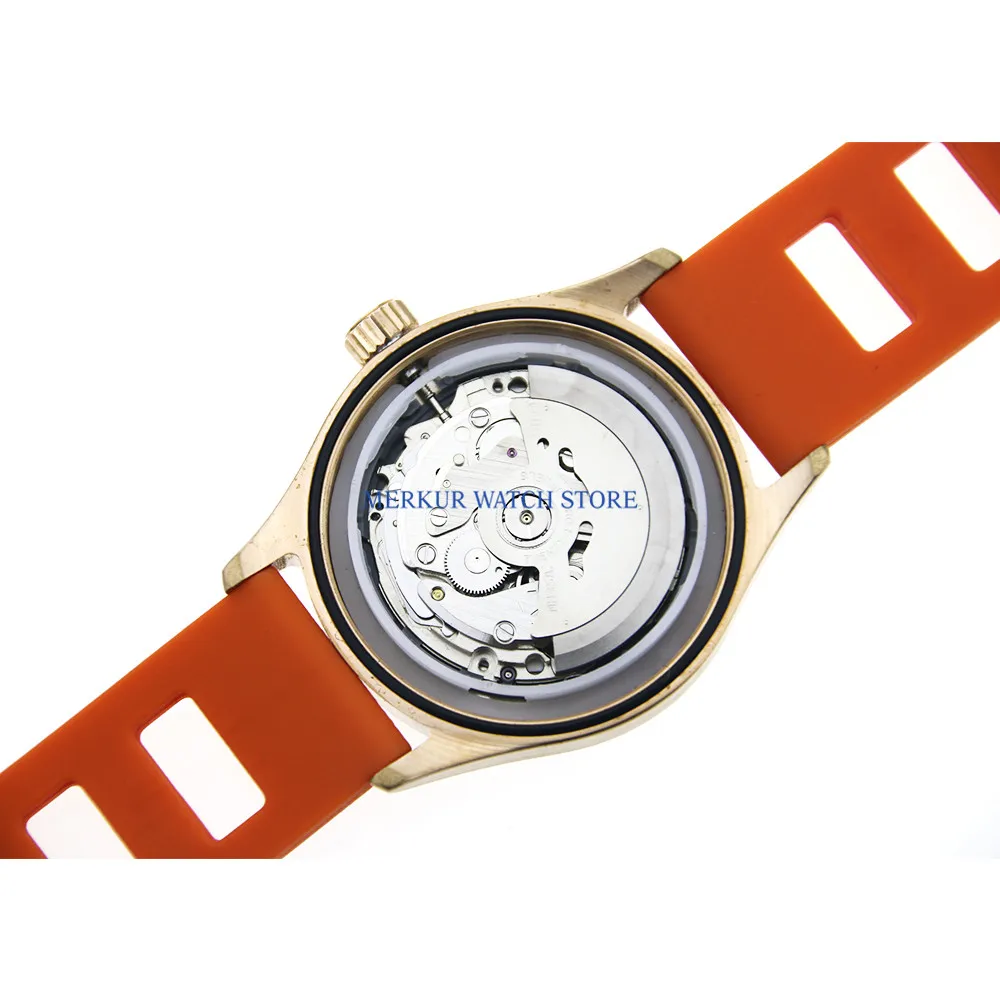 Mens NH35 Automatic Pure Bronze Diver Steel Dive Watch 200m fLIEGER Super LumiNova b-uhr pILOT wATCH