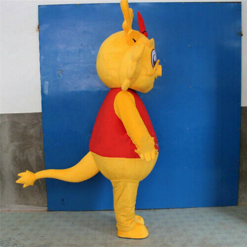 

Dragon Mascot Fursuit Cute Furry Dinosaur Cosplay Costume Fancy Party Halloween Stage Performance Animal Dress Up Carnival