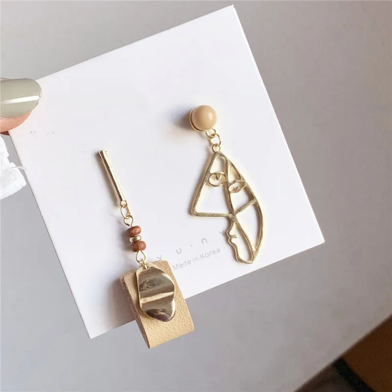 

YANGLIUJIA Asymmetric Face Personality Restoring Ancient Ways Of French Earrings Party Accessories Women Fashion Jewelry Gifts