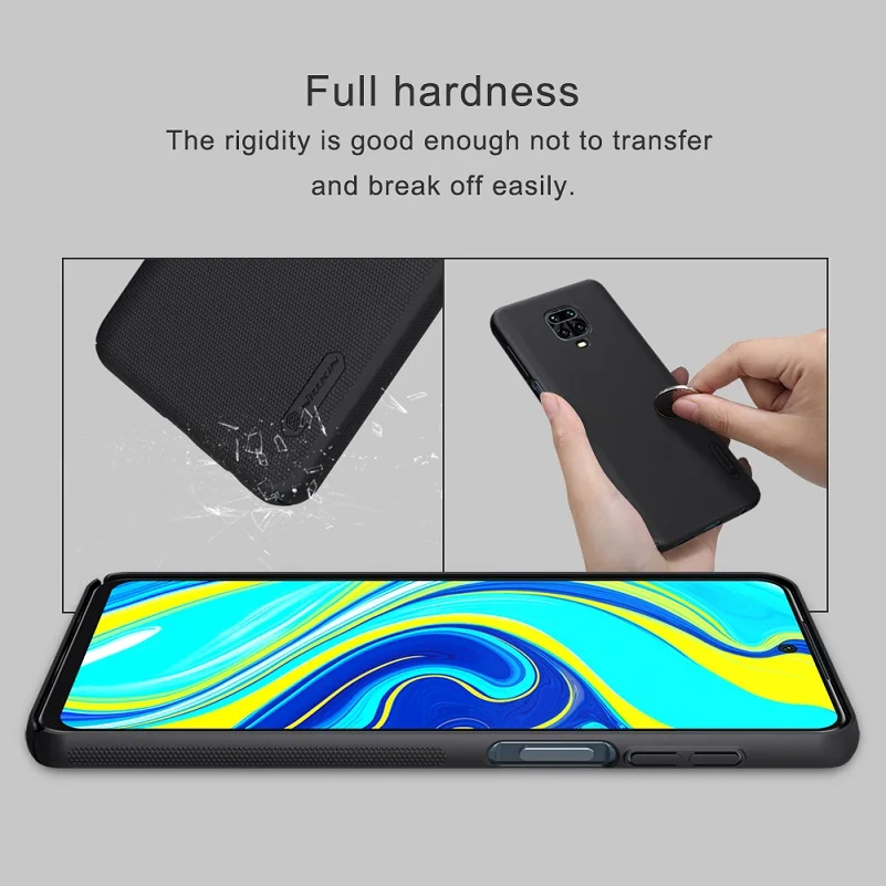 Чехол для телефона Xiaomi Redmi Note 9s Матовый PC матовый жесткий чехол накладка на заднюю
