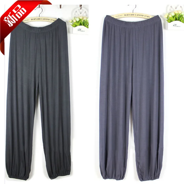 Размера плюс пижамные штаны шаровары сезон лето осень Мужская и Женская сорочка