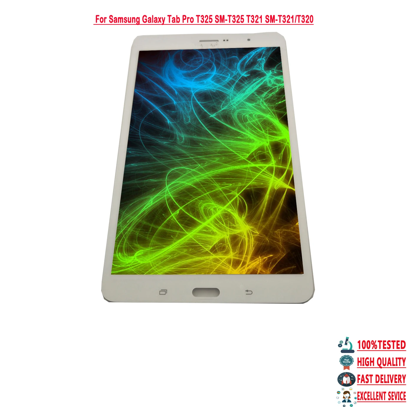 Протестировано для Samsung Galaxy Tab Pro T325 SM T321 T321/T320 сенсорный экран с дигитайзером в