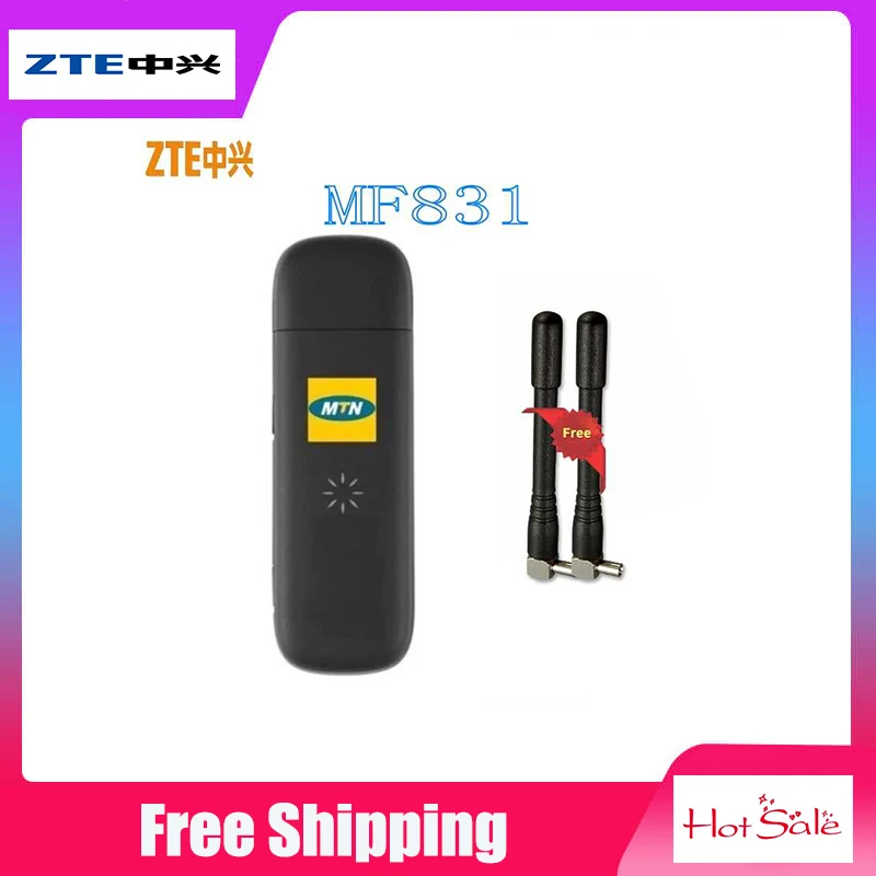 Разблокированный ZTE MF831 4G USB LTE Dongle модем 150 Мбит/с карта данных MBB Stick Plus 2 шт.