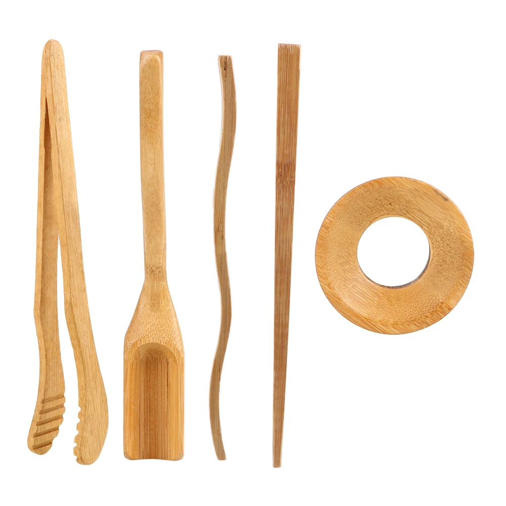 Набор деревянных чайных принадлежностей набор для чайной церемонии 5 шт./компл.