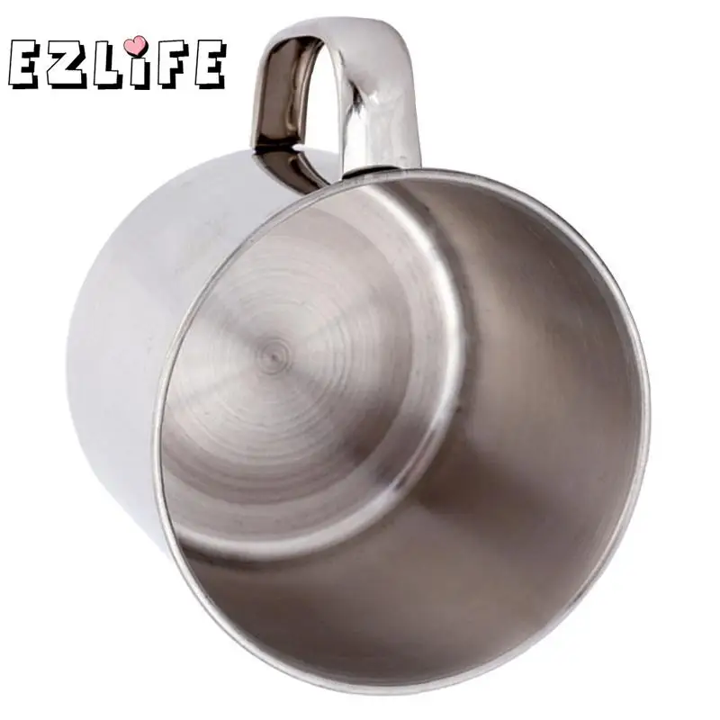 Стальная чашка емкостью 300 мл с крышкой для чашки новинка Детские стаканы питья