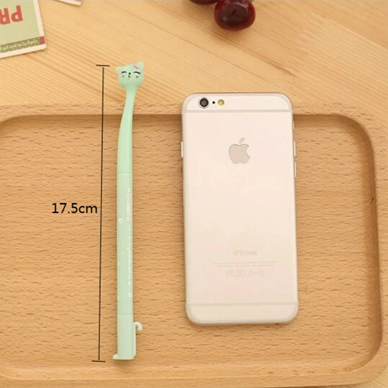 Милые высокие Кот гелевая ручка милые Креативные 0 5 мм с черными чернилами