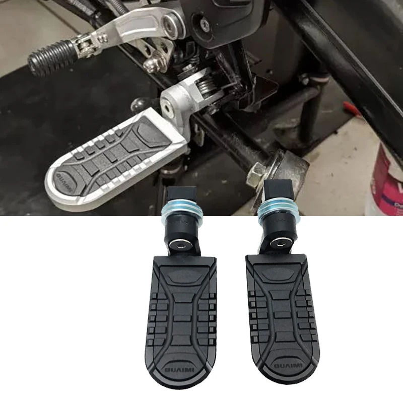 For BMW R1100GS R1150GS R 1100GS 1150GS R1100 GS Motorcycle Adjustable Motorcycle Front&Rear Footrest Rotatable Foot Pegs Rests