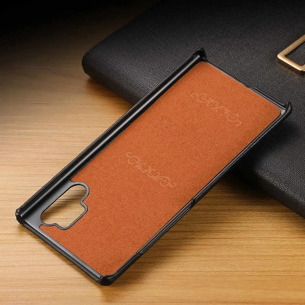 Новейший чехол из натуральной кожи для телефона Samsung Galaxy Note10 Plus 5G 9 8 S10 S9 S8 задняя