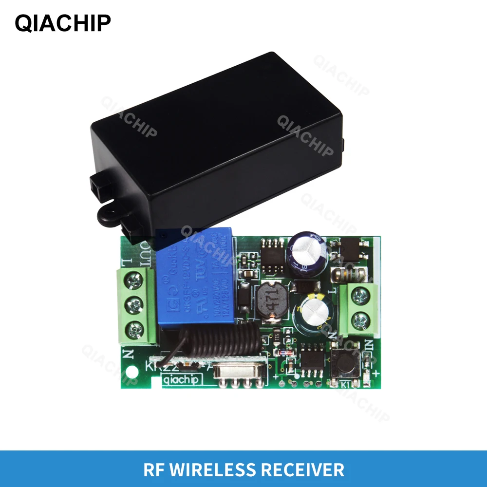 Беспроводной Радиочастотный настенный панельный передатчик QIACHIP 433 МГц и
