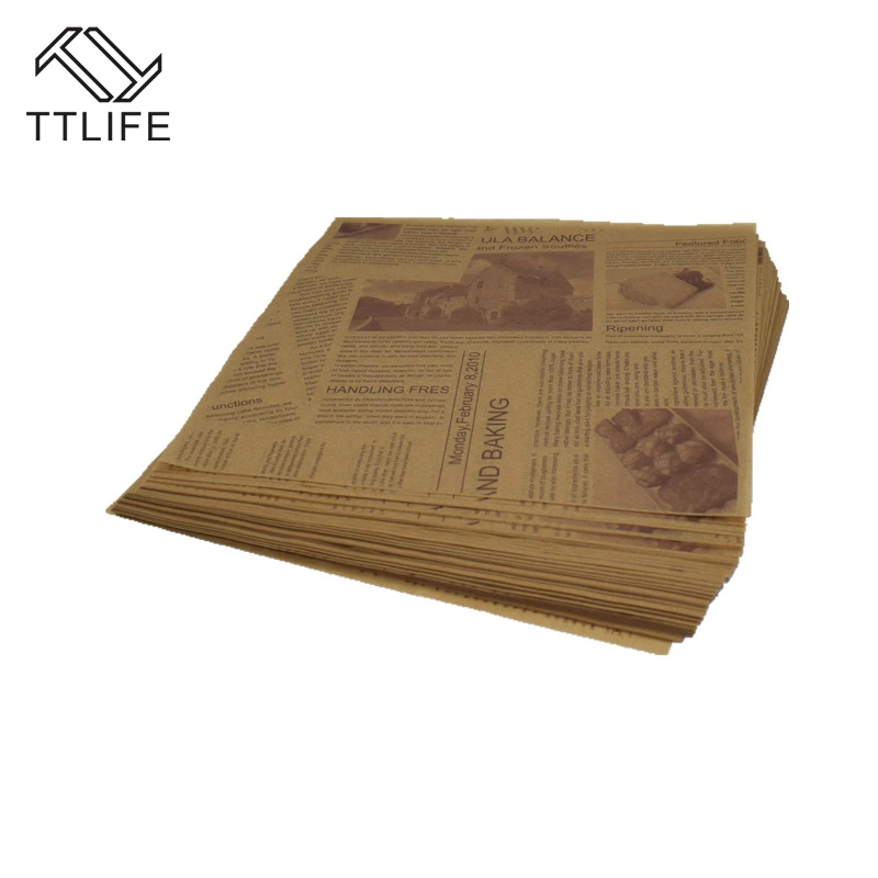 Литературная бумага для выпечки маслонепроницаемая чая ресторана хлеба