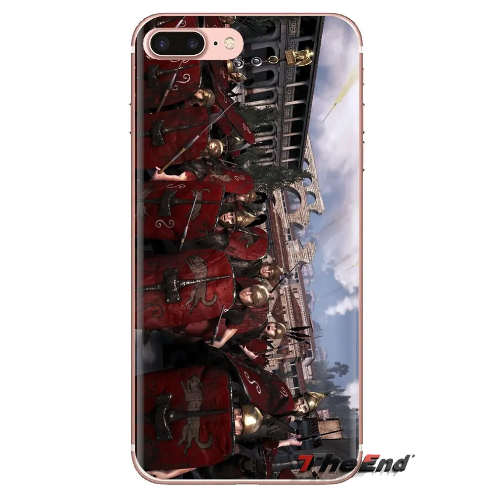 For Samsung Galaxy S2 S3 S4 S5 MINI S6 S7 edge S8 S9 Plus Note 2 3 4 5 8 Coque Fundas Transparent Soft Shell Case Rome Total War |