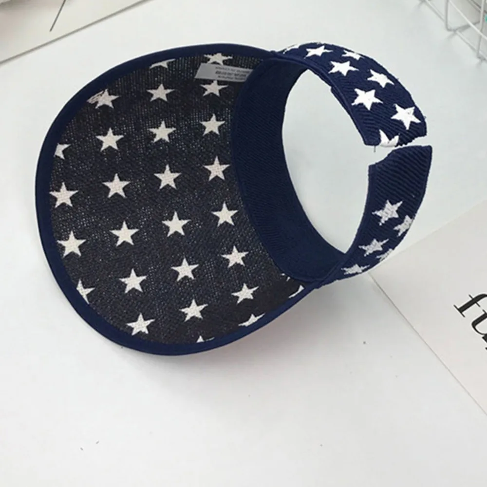 ARLONEET/Милая летняя детская пустая шляпа от солнца со звездами и полосками для