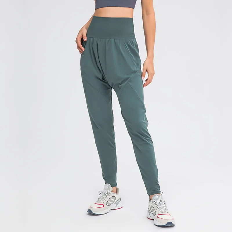 

Summer Outdoor Sports Fitness Yoga Pants Lightweight Casual Stretch Nine-point Harlan Carrot Pants Women Running Joggers