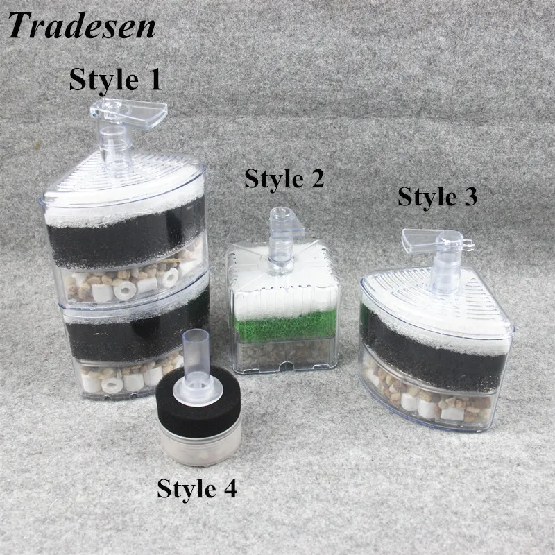 Фильтр для аквариума эффективный внутренний Угловой фильтр пневматический