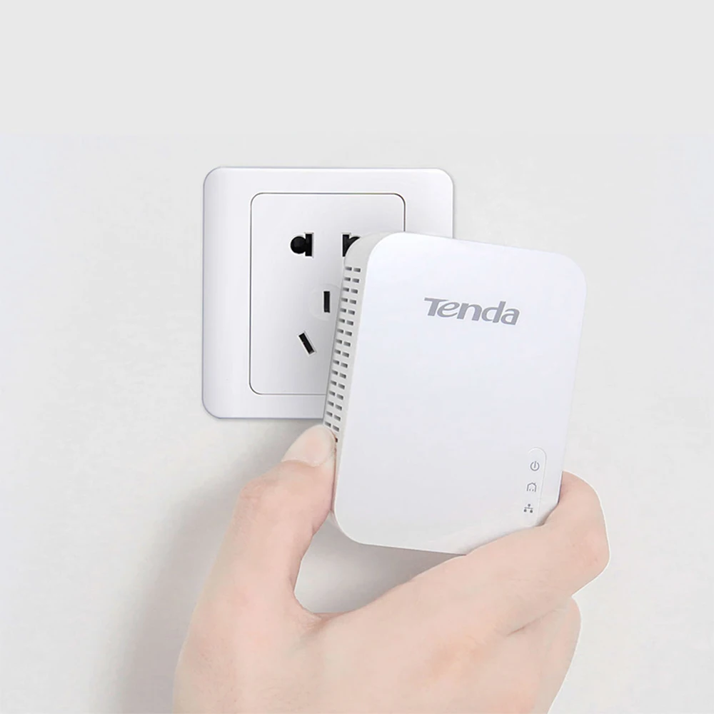 1 пара сетевых адаптеров Powerline Tenda PH3 1000 мбит/с адаптер AV1000 Ethernet PLC Plug and