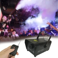 fast shipping disco colorful smoke machine mini led remote fogger ejector dj christmas party stage light fog machine