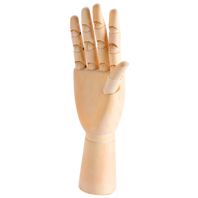 Деревянная правая рука художественная модель деревянная скульптура манекен