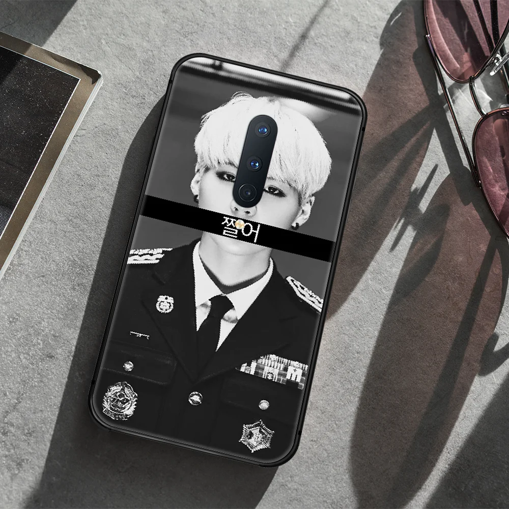 

Bangtan Boys SUGA Phone Case Cover Hull For 1+ Oneplus 5T 6 6T 7 7Pro 7T 8 8Pro 8T black Funda Fashion Cell Luxury Coque Tpu