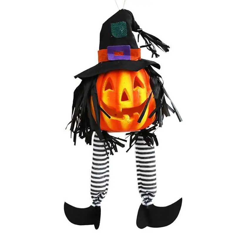 Украшения на Хэллоуин сделай сам светящийся фонарь в виде тыквы с длинными