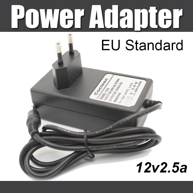 Адаптер питания DC 12v 2.5A ЕС стандартный штекер питания работает с ip-камерой, NVR, CCTV DVR, CCTV камерой