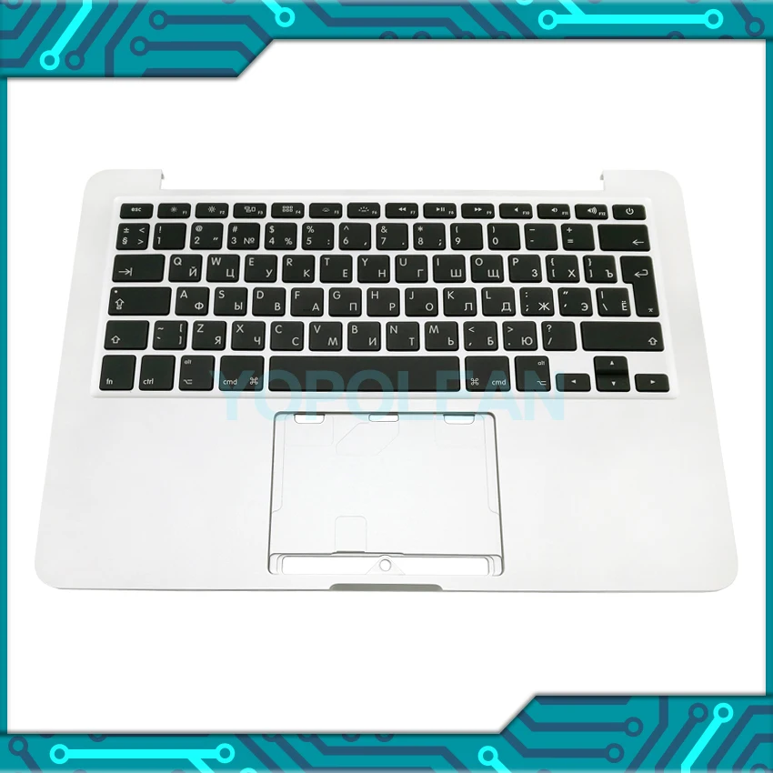 Оригинал A1502 русская клавиатура Topcase Для MacBook Pro Retina 13 3 &quotбольшой вход Россия Топ