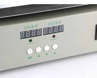 Светодиодный двойной цифровой термостат нагревательная платформа прессформа
