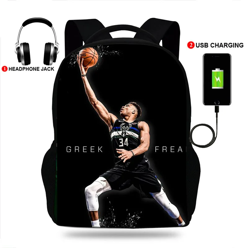 For Boys&girls Teenager Usb Charge Children's Backpack Kids 