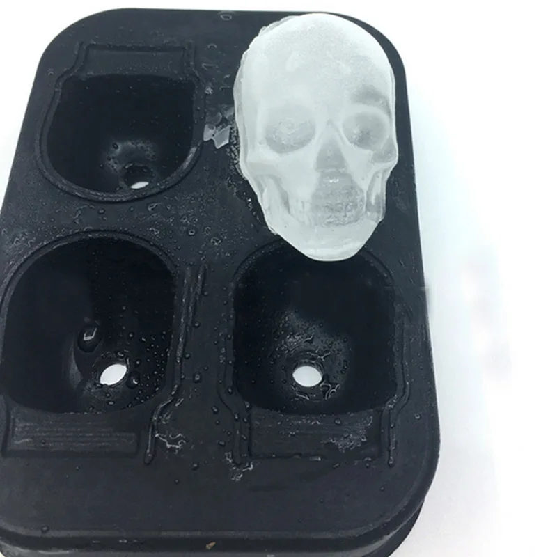 Лоток для льда 3D Череп Силиконовая форма алмазная Сделай Сам льдогенератор Хо