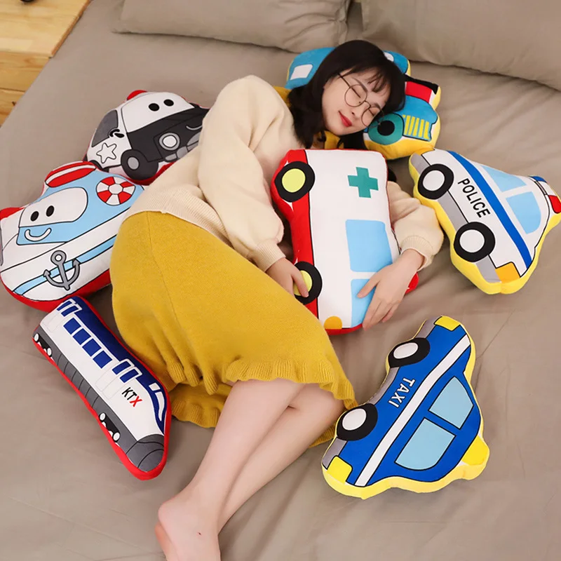 Candice guo! Милая плюшевая игрушка мультяшный автомобиль такси экспресс-помощь