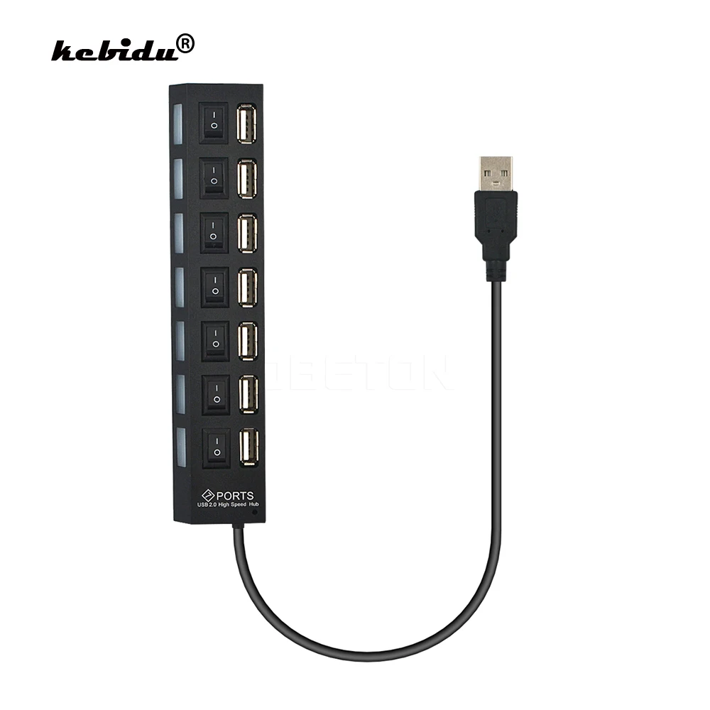 Мульти 7 Порты и разъёмы usb хаб 2 0 адаптер s док станция USB на переключатель