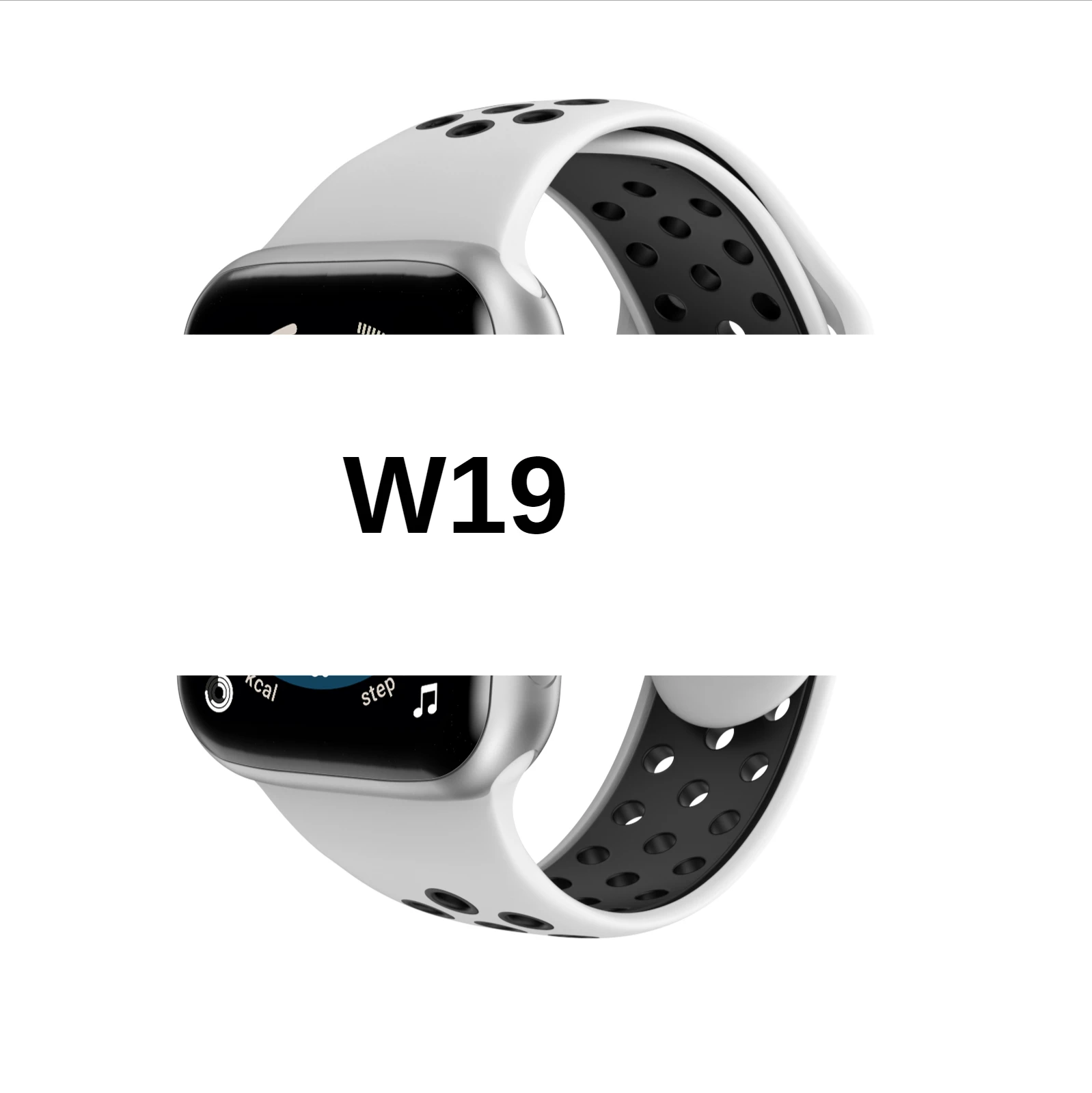 

W19 smart watch ultra-clear large screen 1.69 inch Bluetooth synchronization health detection multi-language smart bracelet