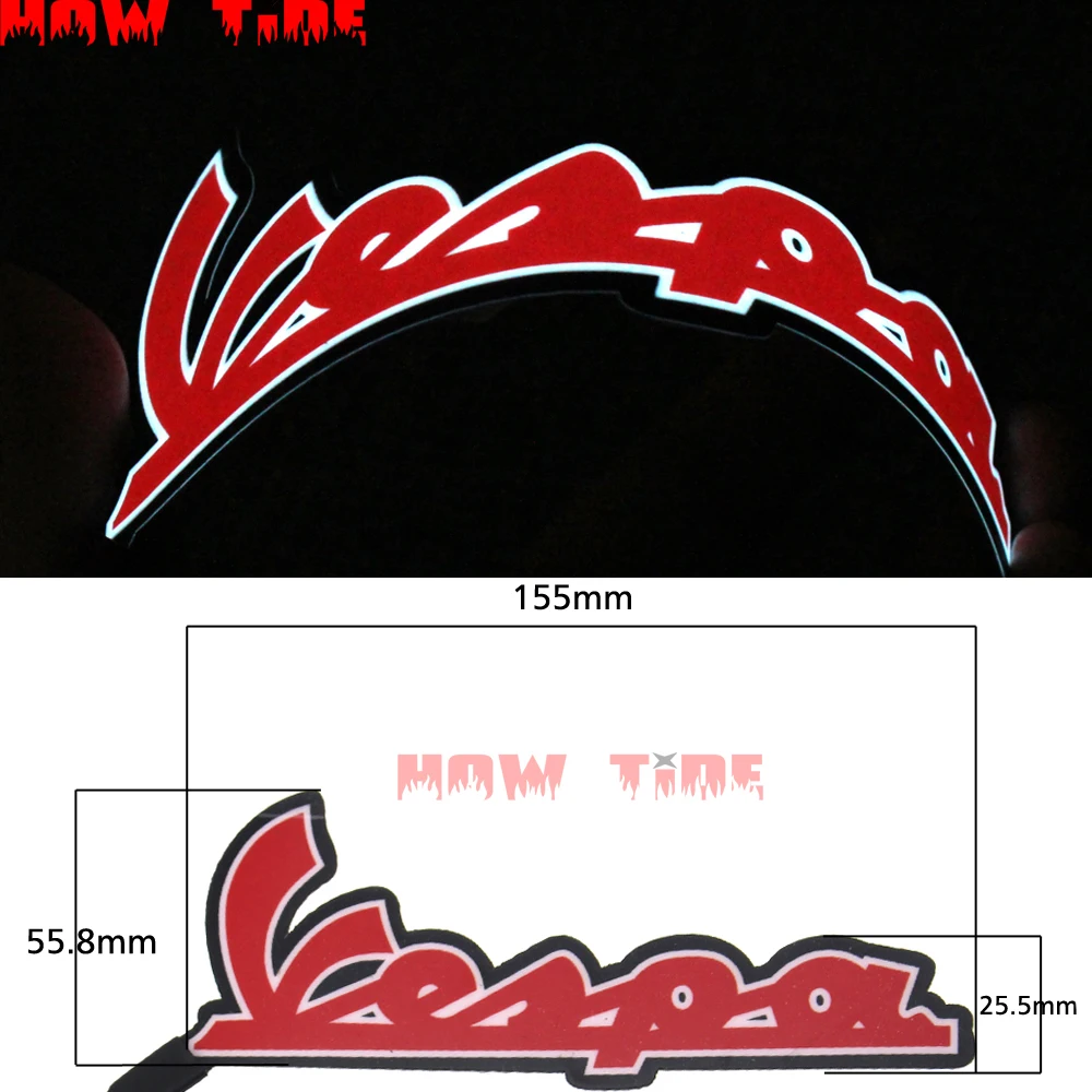 Наклейсветодиодный на мотоцикл светодиодная наклейка холодсветильник для PIAGGIO