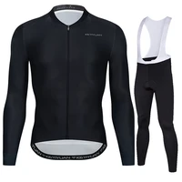 keyiyuan 2022 black long sleeved cycling jersey bicycle clothing quick drying men pro team bib suit mtb conjunto de ciclismo