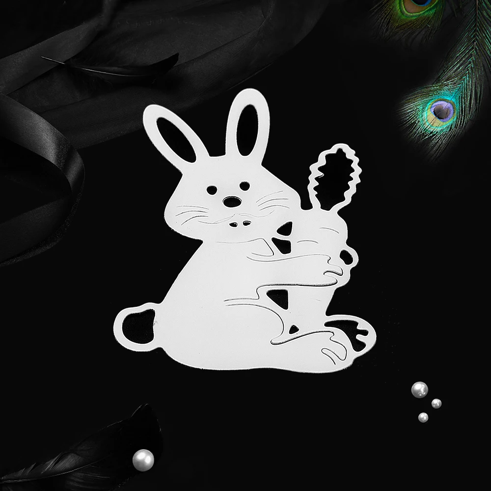 Металлические режущие штампы форма кролика Пасхальный Скрапбукинг альбом