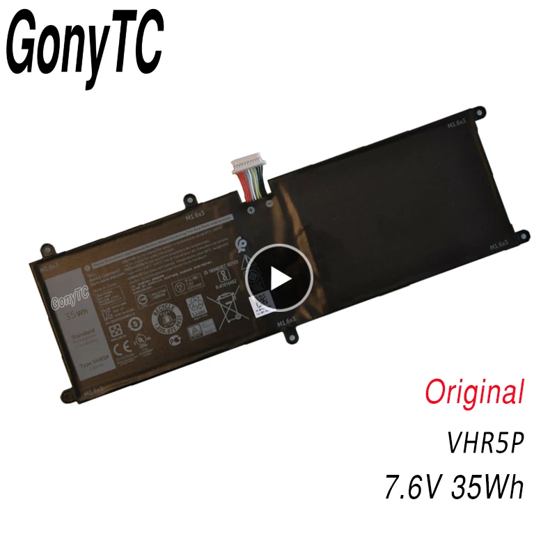 

GONYTC VHR5P Original Genuine Battery for Dell Latitude 11 5175 Tablet XRHWG 0XRHWG RHF3V Tablet 7.6V 35WH