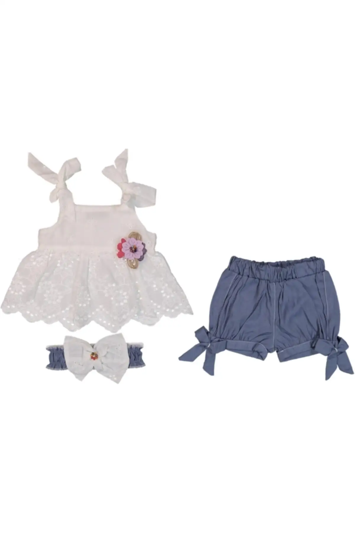 

Patterned Voile Tencel Shorts Tkm.