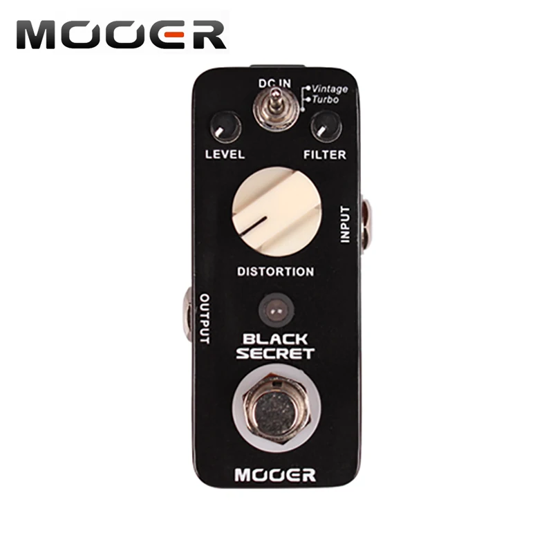 Mooer Black Secret Distortion Electric Guitar Effect Pedal 2 Working Modes True Bypass Mini Pedal Copy From Proco Rat Effect enlarge